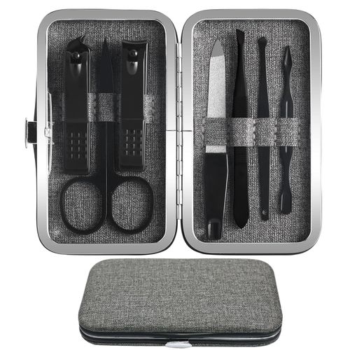 Kit Manicura y Pedicura 7 Piezas con Estuche