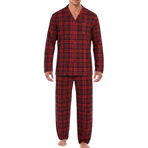 Pijama Hombre 2 Piezas Manga Larga con Botones