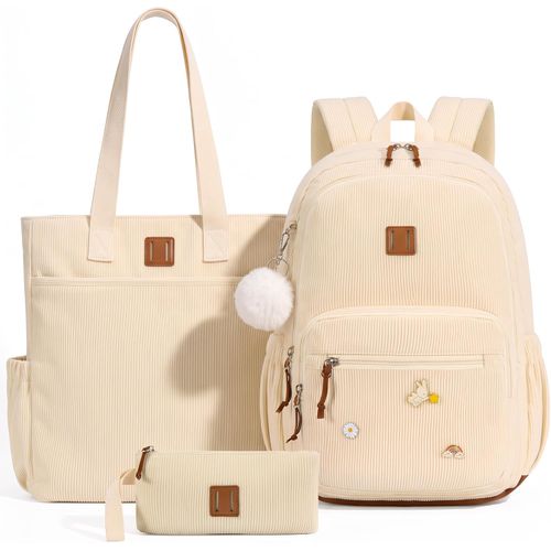 Mochila Escolar 3 en 1 Pana para Portátil 43,2 cm