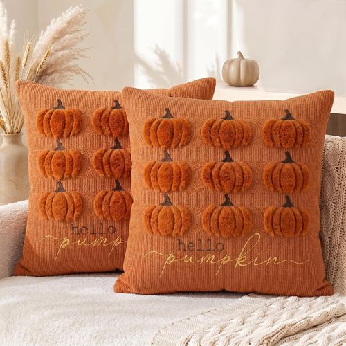 Pack 2 Fundas Cojín Otoño 45,7 x 45,7 cm