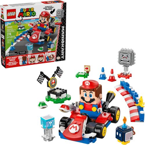 LEGO Super Mario Mario Kart 72043 Mario Interactivo 278 Piezas