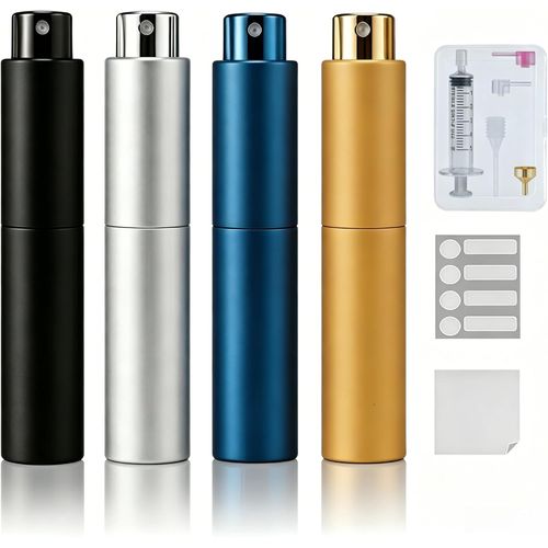 YELDFEERO Botella de perfume de viaje recargable de 0.3 fl oz