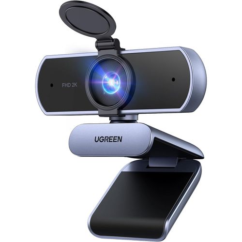 UGREEN Webcam 2K 30 FPS 4 MP con Micrófonos Dual y FOV 95°