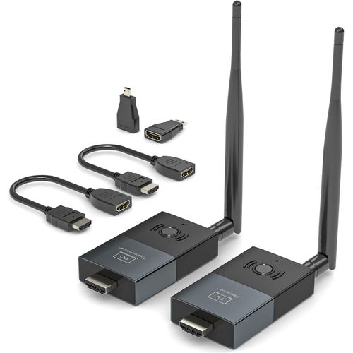 Transmisor y receptor HDMI, extensor HDMI inalámbrico de 100 m