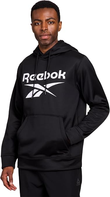 Reebok hoodie de algodon perchado con gorro