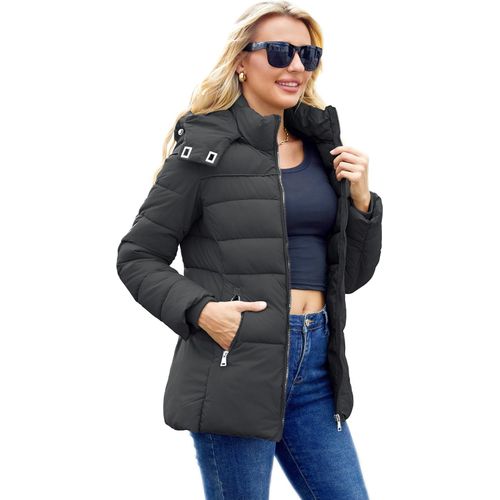 Chaqueta Mujer Acolchada Ligera con Capucha