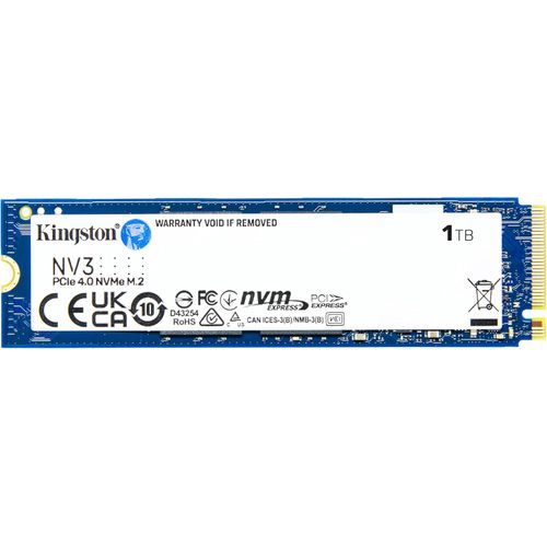 Kingston NV3 SSD 1 TB M.2 2280 NVMe PCIe 4.0 hasta 6000 MB/s
