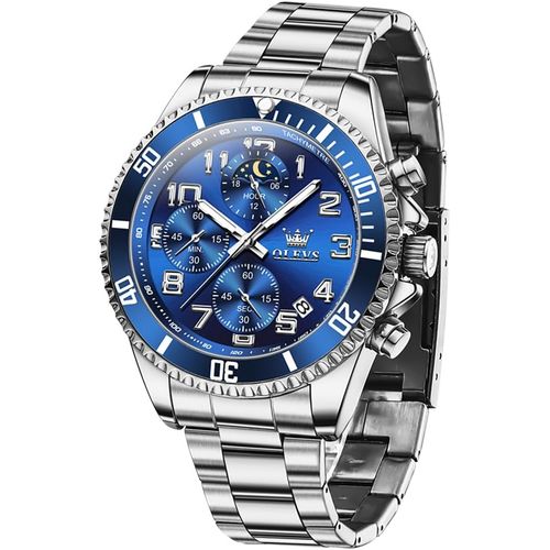 Reloj de Lujo Resistente al Agua Analógico de Cuarzo para Hombre