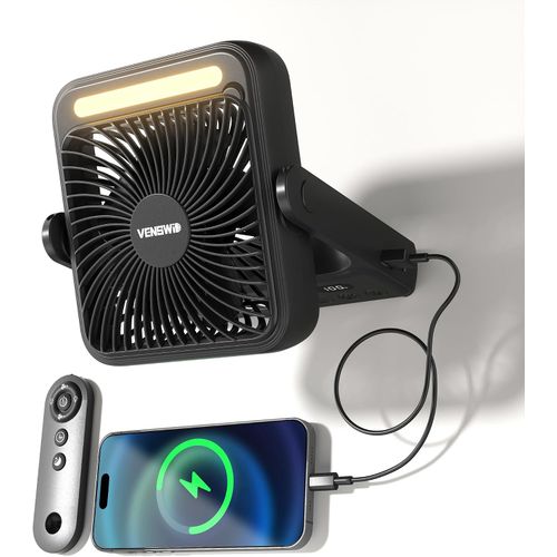Ventilador magnético aprobado por crucero de 10000 mAh, ventilador de viaje