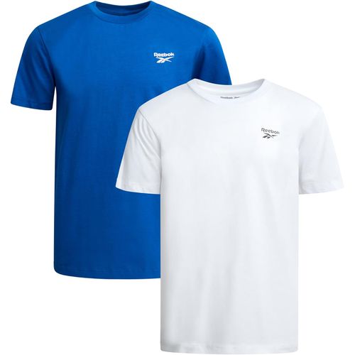 Reebok Camisas atléticas para niños, camisetas de manga corta con cuello