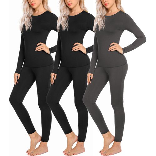 Conjunto térmico para mujer de 2 piezas con forro polar