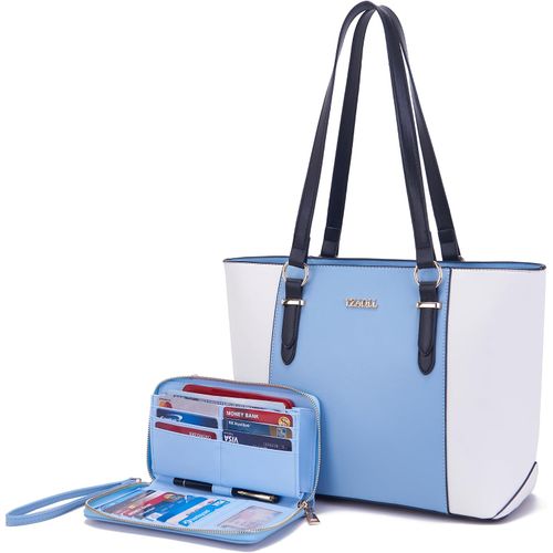 Juego de bolso de mano y billetera para mujer