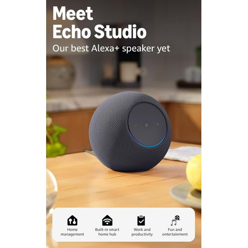 Amazon Echo Studio Altavoz inteligente con Dolby Atmos, grafito