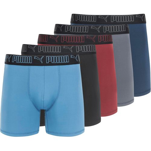 PUMA Paquete de 5 calzoncillos bóxer Performance