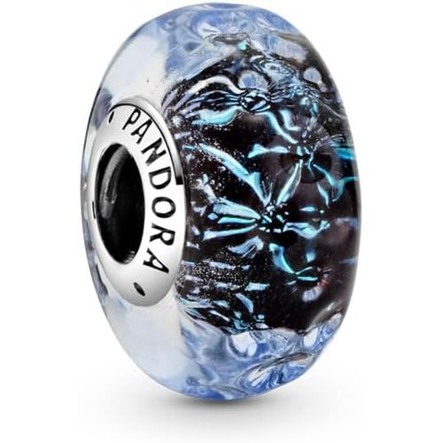 Amazon.com: PANDORA Abalorio ondulado de cristal de Murano en colores