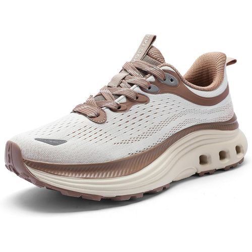 Zapatos deportivos para caminar con punta ancha para mujer