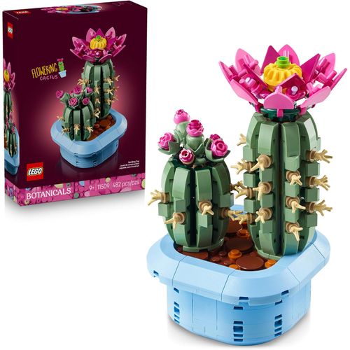 Lego Botanicals  Juguete de construcción de cactus con flores 
