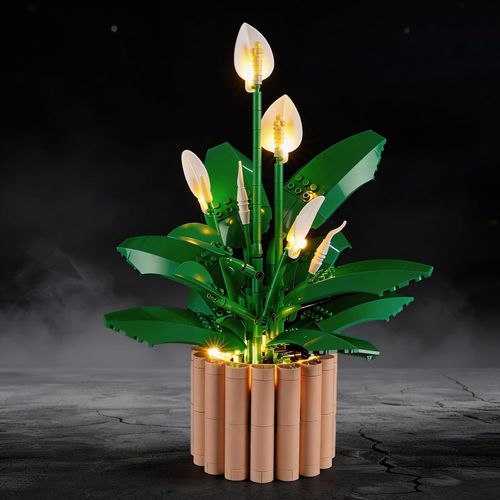 Juego de luces LED para Lego 11504 Peace Lily Set, kit de luz