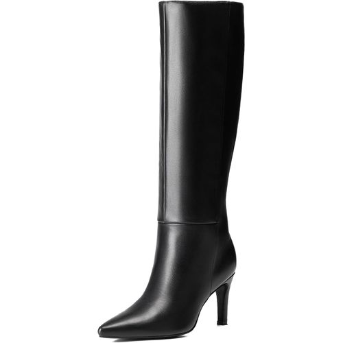 Botas altas hasta la rodilla para mujer, botas de tacón de aguja