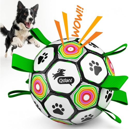 Pelota de fútbol interactiva para perros con sonido