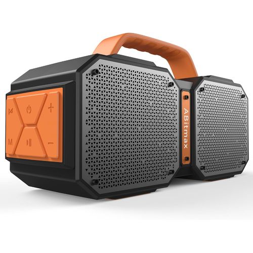 ABitmax Altavoz Bluetooth 6 para exteriores, 90 W y resistente al agua
