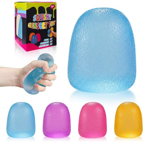 Squishy Toy Pelota sensorial antiestrés azul