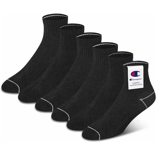 Champion Calcetines deportivos tobilleros acolchados para mujer, paquete de 6