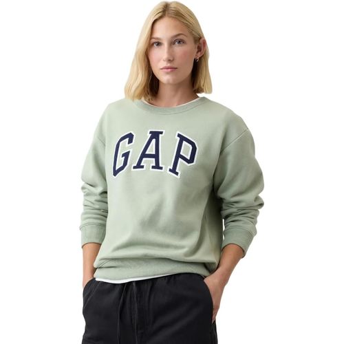 GAP Sudadera Heritage con cuello redondo para mujer