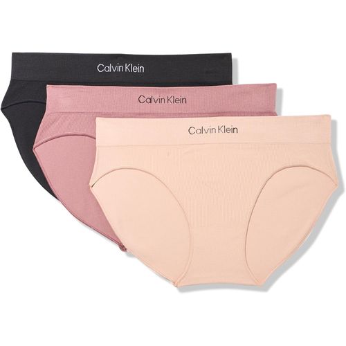 Calvin Klein Calzoncillos sin costuras, paquete de 3