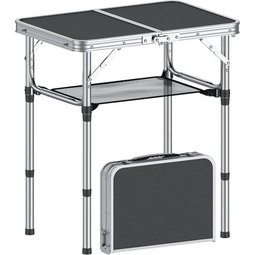 Mesa de campamento plegable, mesa de campamento portátil plegable de 2 pies