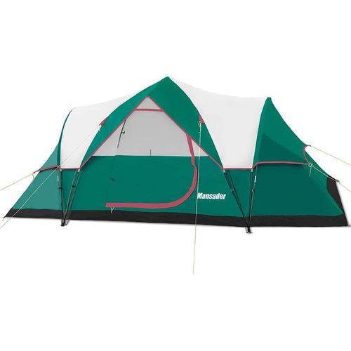 Tienda de campaña familiar para 6 personas, impermeable, resistente al viento