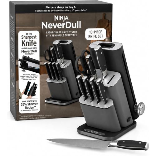 Ninja NeverDull NK32010BK1 Juego de cuchillos de 10 piezas
