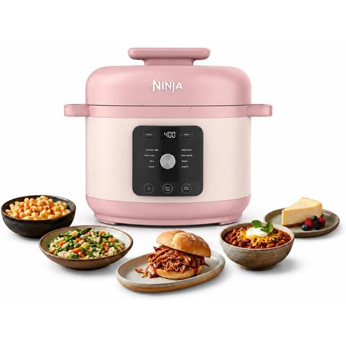 Ninja HyperHeat Olla a presión 9 en 1 de 6,2 L, cuarzo rosa