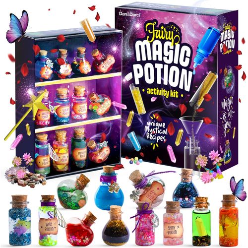 Kit de pociones de hadas para niños, con 12 recetas