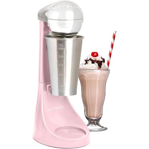Batidora de bebidas retro de 2 velocidades con vaso de 473 ml