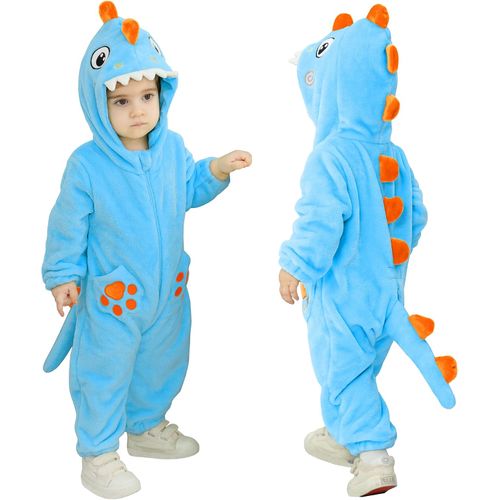 Mameluco de animal con capucha para bebé y niño pequeño