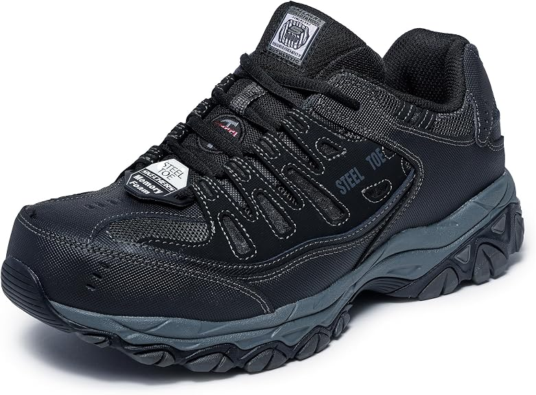 Skechers Cankton Steel Toe con cordones para hombre