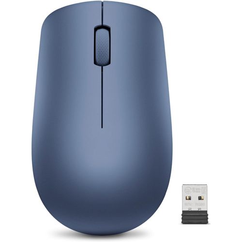 Lenovo 530 mouse inalámbrico 2,4 GHz, 1200 DPI, azul abismo