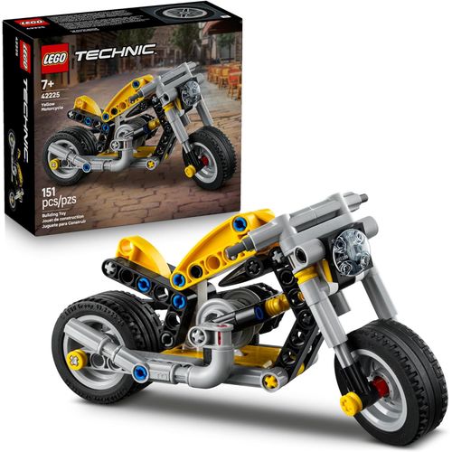 LEGO Technic - Juguete de motocicleta amarillo