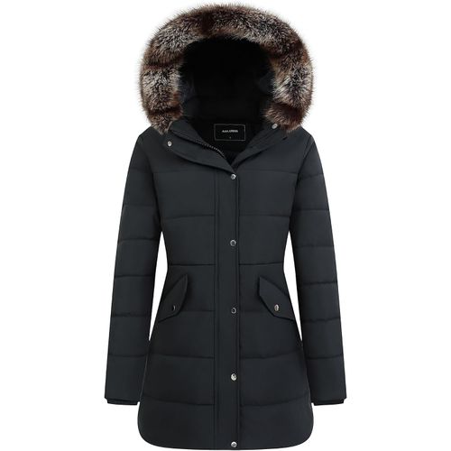 Abrigo de invierno impermeable para mujer