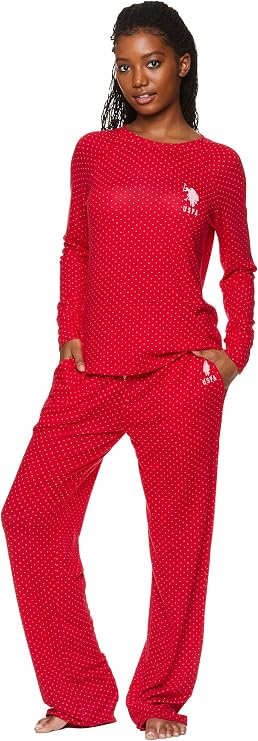 conjunto de pijama de dos piezas para mujer de U.S. POLO