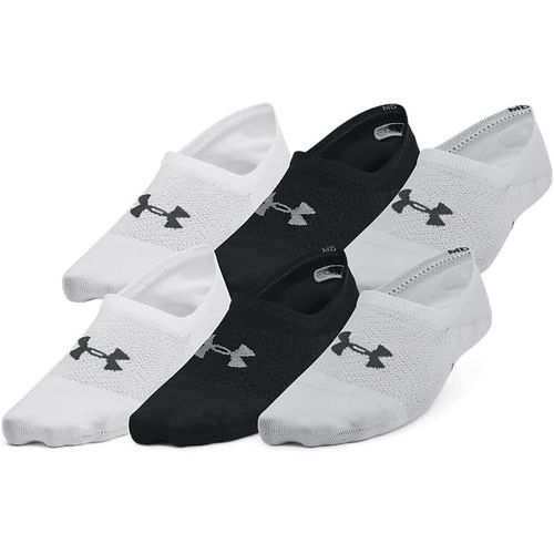 Under Armour Breathe Lite - Calcetines con forro para mujer, paquete de 6