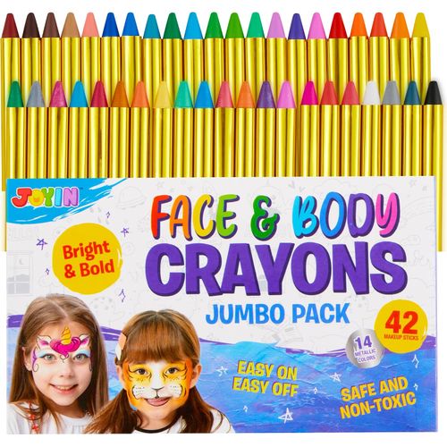 42 lápices de pintura facial y corporal, kit de pintura facial