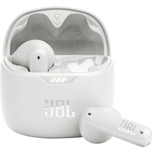 JBL Tune Flex Audífonos inalámbricos con cancelación de ruido, blancos