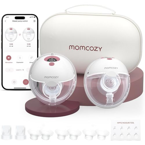 Momcozy M5 Smart Extractor de leche manos libres con control por app