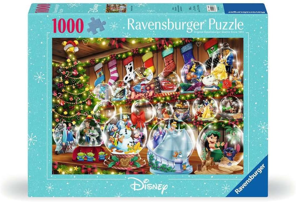 Rompecabezas navideño Disney de 1000 piezas