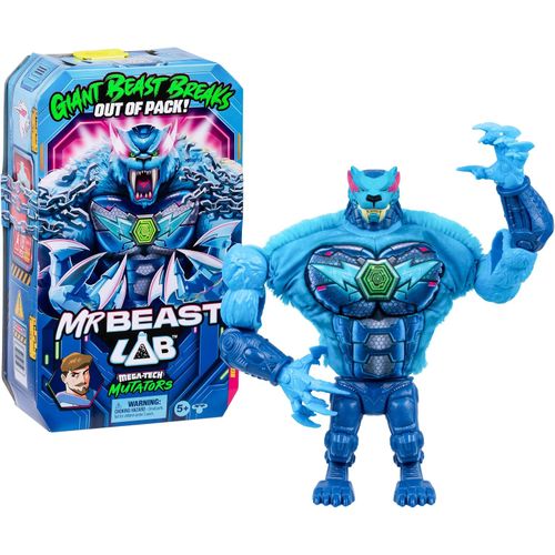 MRBEAST LAB MEGA-TECH Panthar Figura articulada de 23 cm con revelación