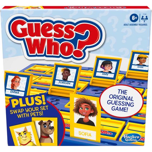 Hasbro Gaming ¿Adivina quién? Juego de mesa con personas y mascotas