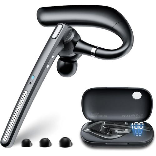 Auricular Bluetooth con micrófono antirruido y conexión dual