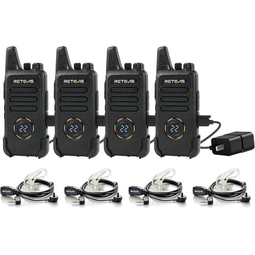 Radios recargables de 22 canales con auriculares